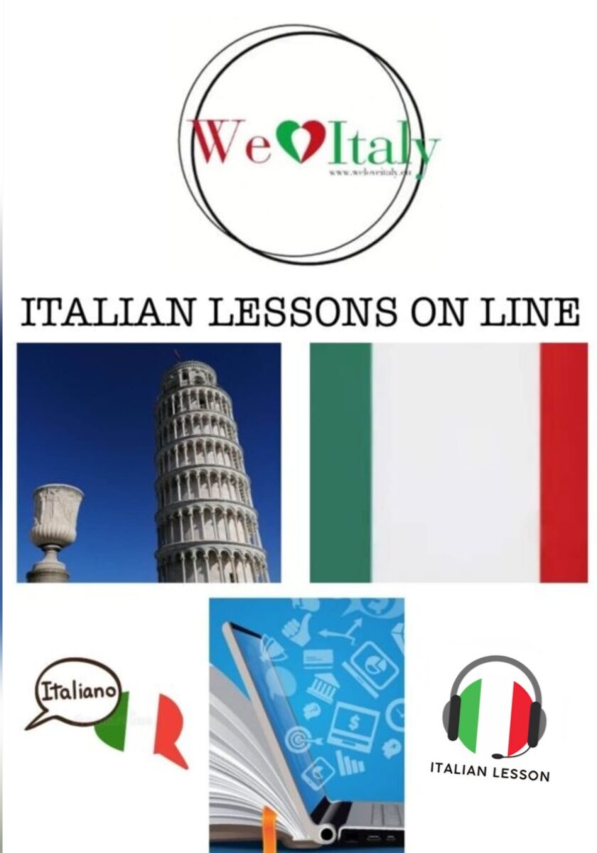 Italian lessons on line weloveitalyeu